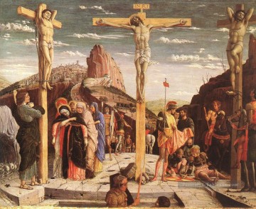 Crucifixion Renaissance peintre Andrea Mantegna Peinture à l'huile